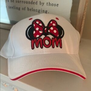Disney White and Red Mom Hat